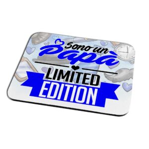 Tappetino Mouse per il Papà “Limited Edition” – Grafica Azzurra e Blu